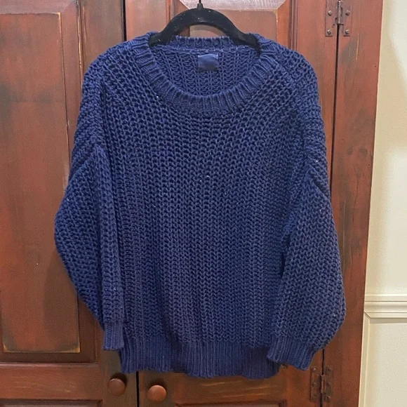 Babaa Blue Sweater, shorter length, one size - Picture 1 of 1